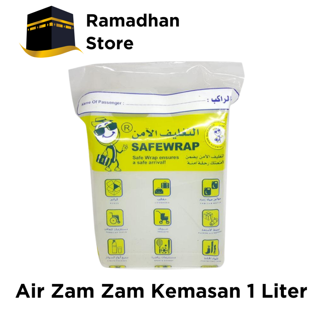 

Paket 10 Liter AIR ZAM ZAM ASLI KEMASAN 1 LITER x 10