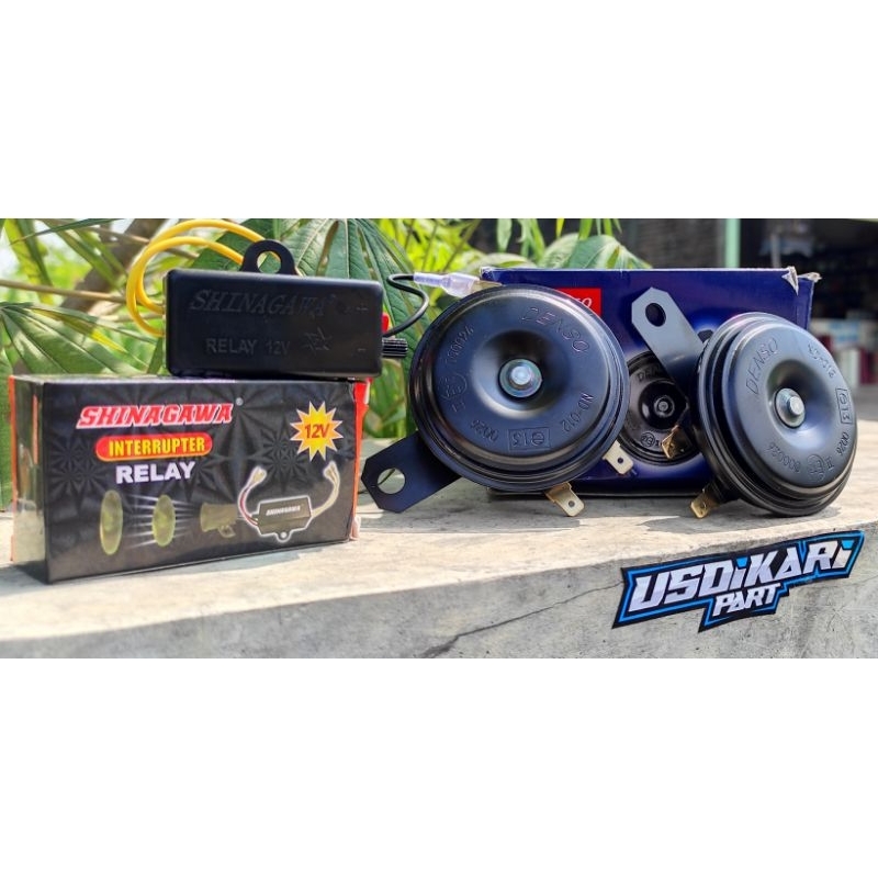 klakson denso set relay klakson putus putus SHINAGAWA bisa di atur kecepatan bel tlakson motor mobil