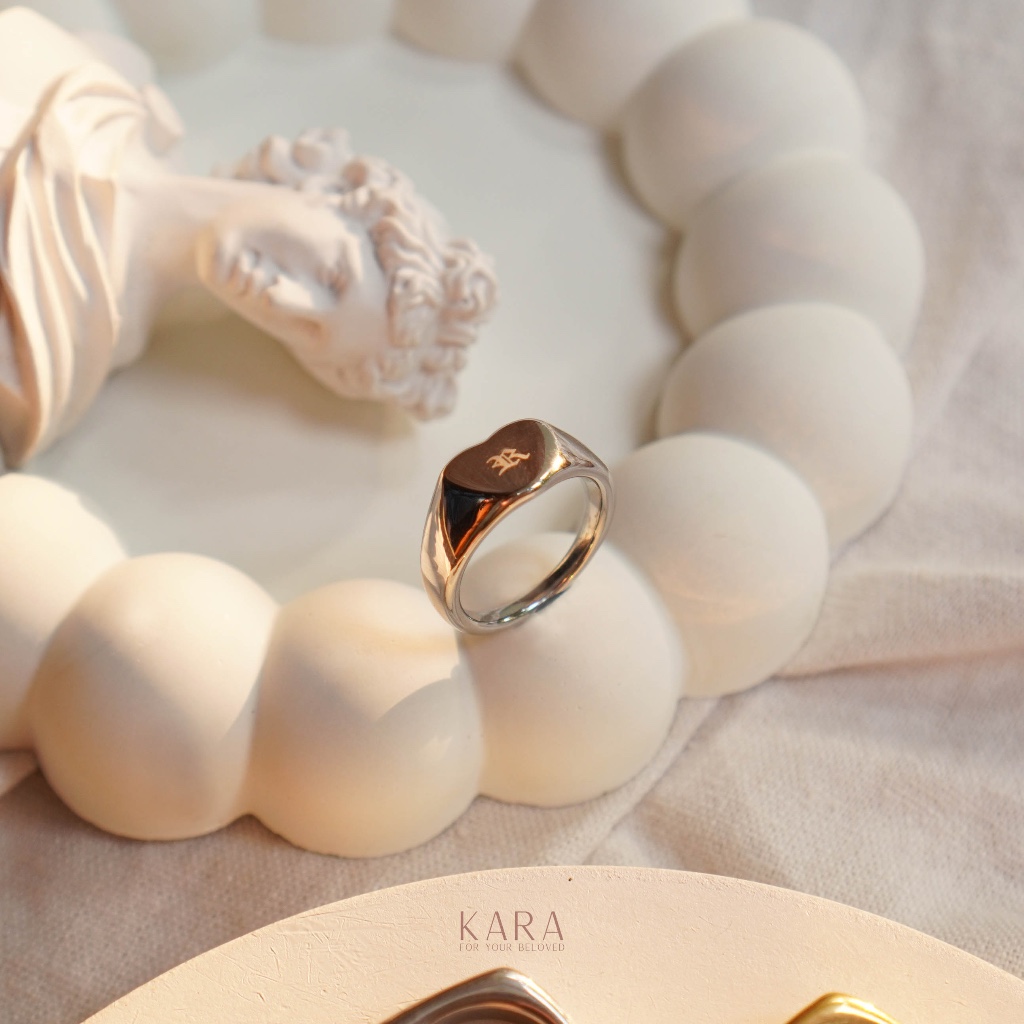 KARA - Cincin Custom Nama Signet | AMORE