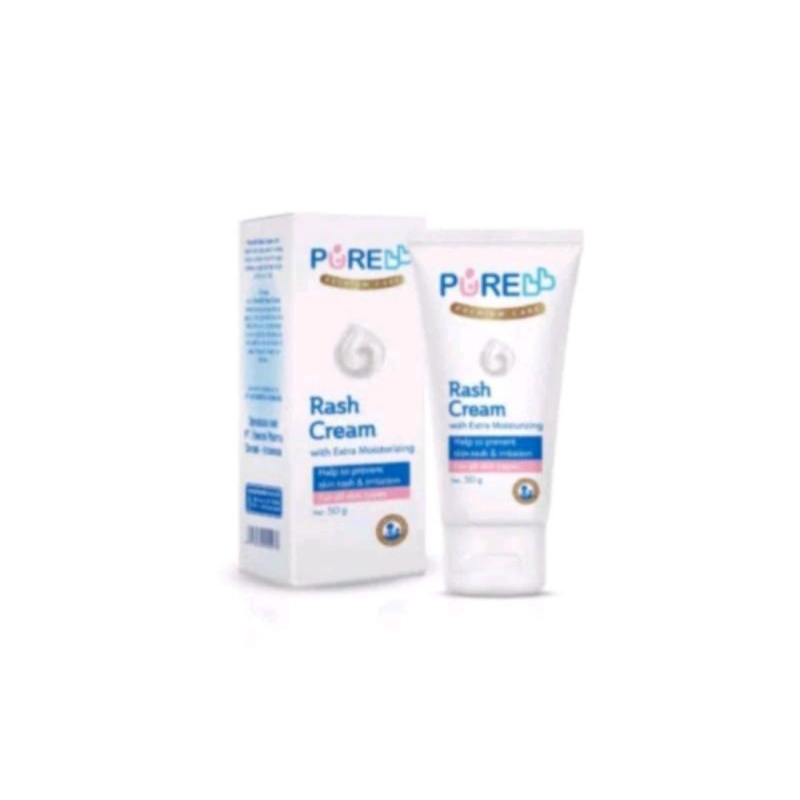 Purebb Rash Cream 50g / Ruam Popok / Cream Gatal Bayi / Biang Keringat