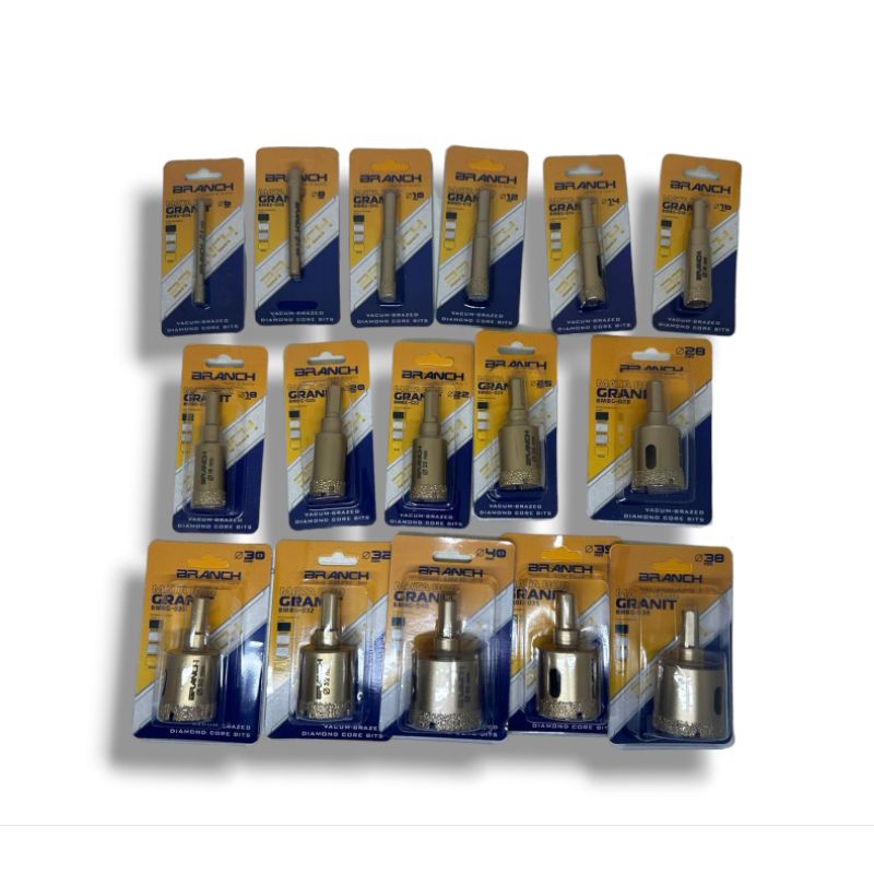 Branch Mata Bor Kaca keramik Granit 22mm-40mm untuk Bor Granit kaca dan keramik