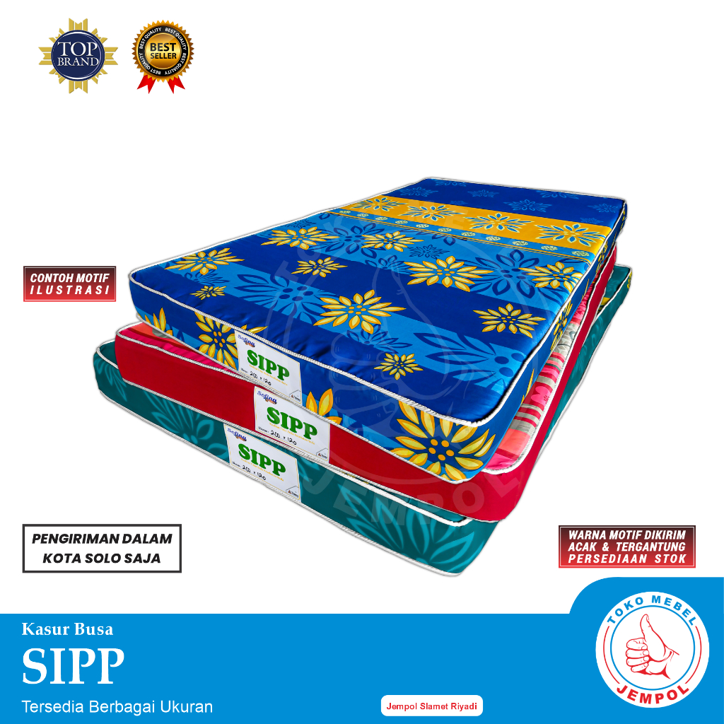 Busa Sipp Tebal 14cm Kasur Busa Kain Katun/Tanpa Garansi/Kasur Foam