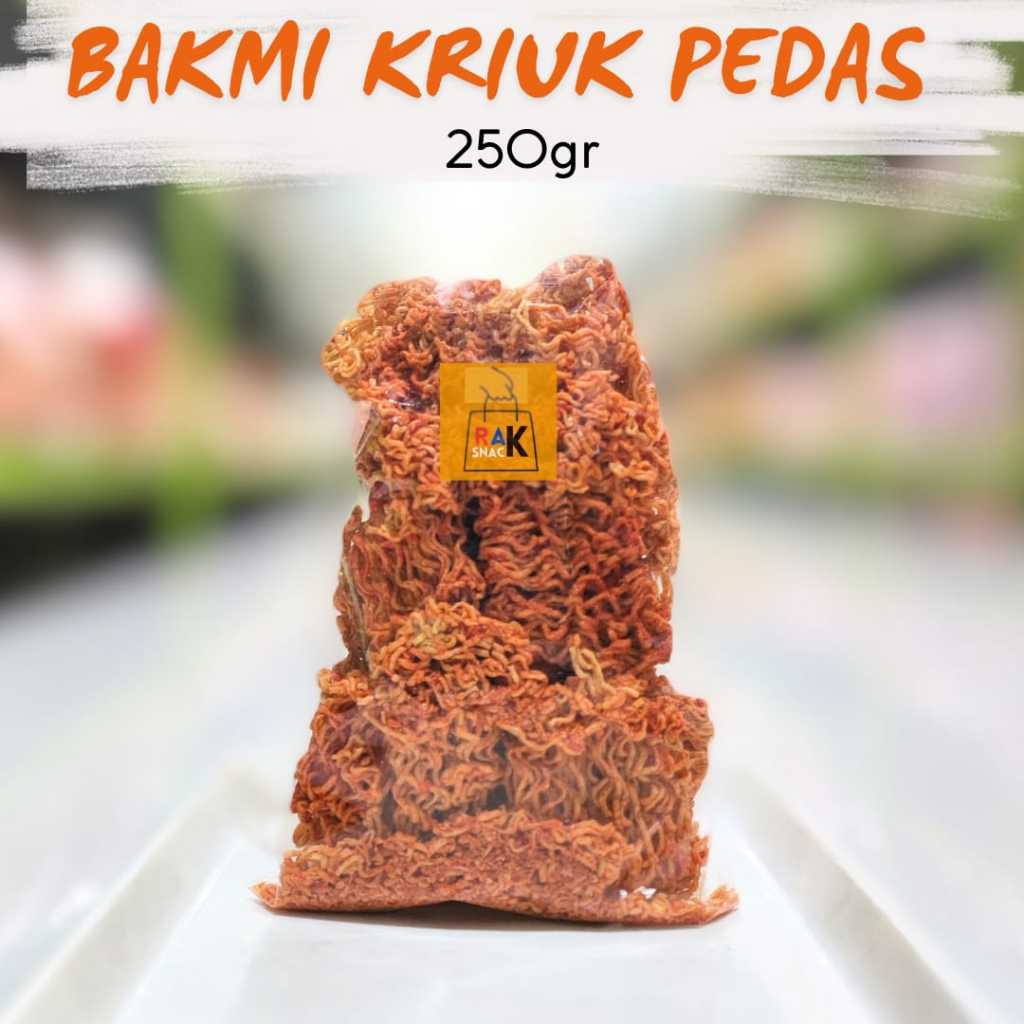 

BAKMI KRIUK PEDAS BALADO | Cemilan Keripik Murah Kemasan Ekonomis | Mie Pedas