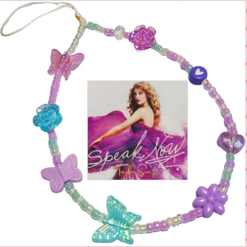 Taylor Swift Phone Strap / Taylor Swift Keychain / Speak Now Taylor Swift / Gantungan Taylor Swift