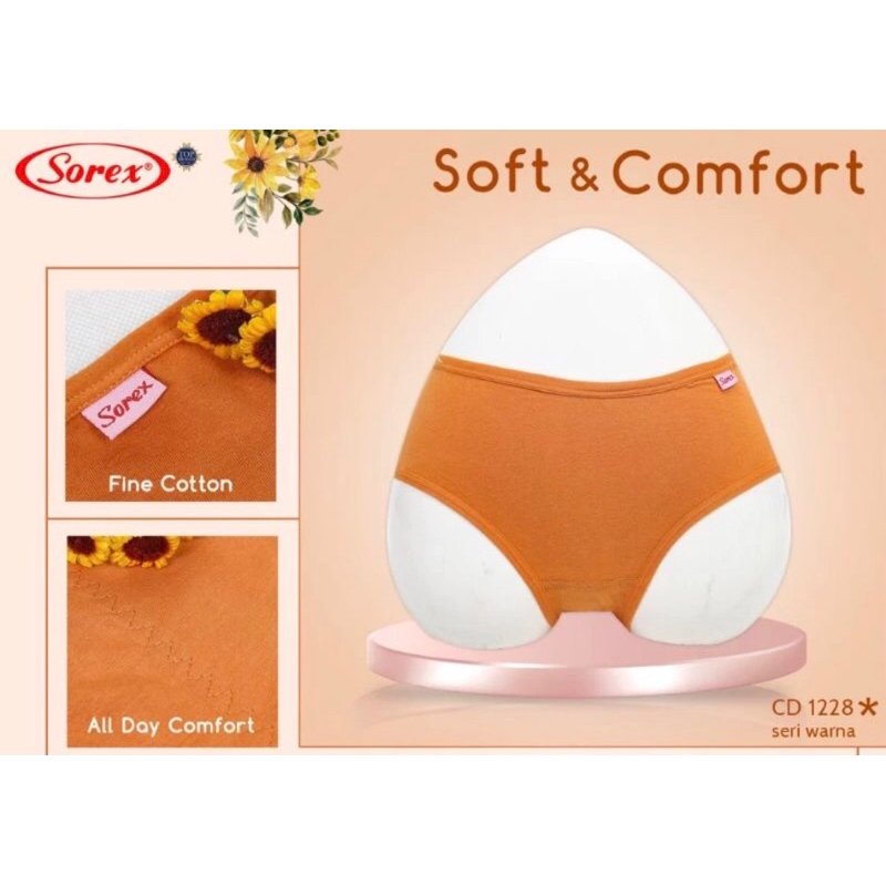 SOREX 1228 | Celana dalam Sorex 1228 Midi(3pc)
