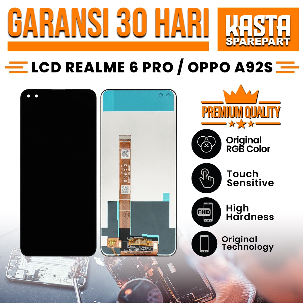 【LCD ORIGINAL】LCD REALME 6 PRO / OPPO A92S  LCD TOUCHSCREEN FULLSET KUALITAS ORI 100%