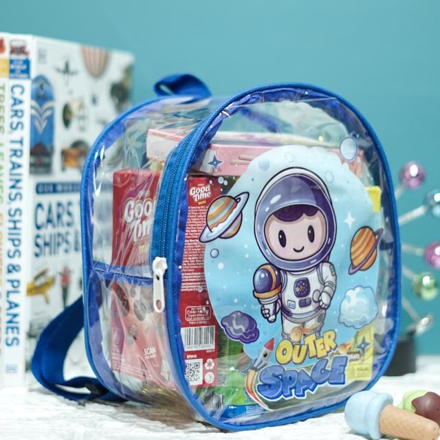 

(CLEAR BAG) Tas Ulang Tahun Anak Ready Stock Birthday Goodie Bag Premium Souvenir Ultah Swim Bag