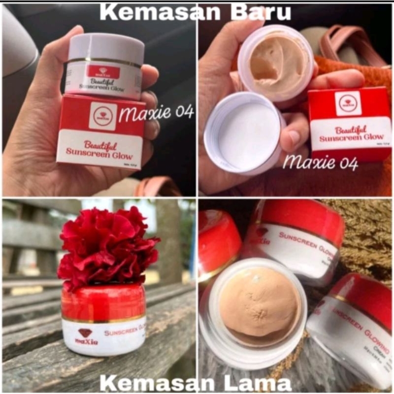 MAXIE Sunscreen Glow (Terbaru) Dijamin ORI