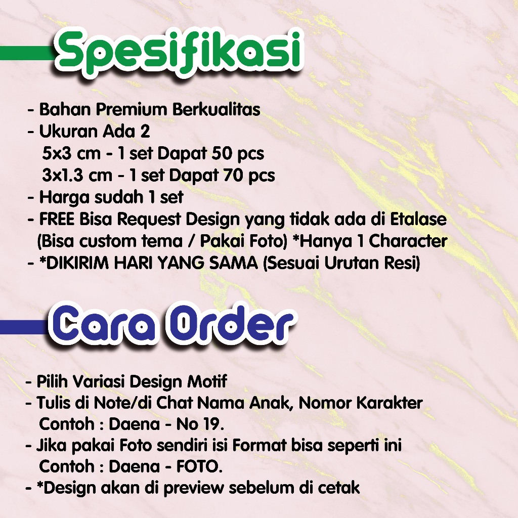

bib 70 PCS Stiker Baju Ekonomis / Stiker Kain Sablon Press Setrika Anti Luntur