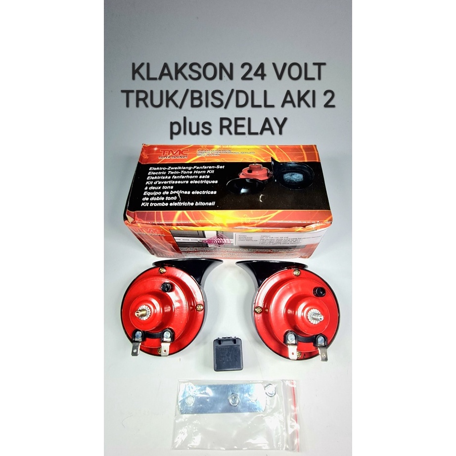 Klakson Keong TRUK AKI 2 VKeras 24Volt  Horn Keong 24V  klakson truk tronton klakson keong truck DEN