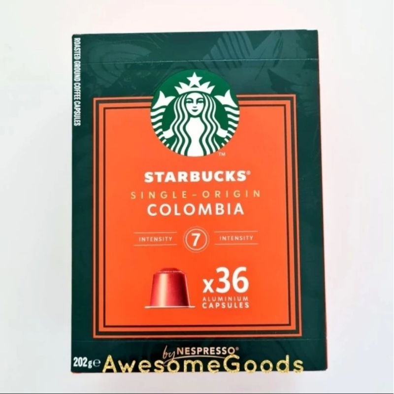 

Starbucks Colombia Coffee by Nespresso 36 Capsules
