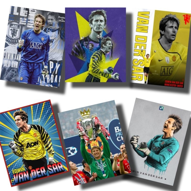 Poster dinding E.van der sar size A3+
