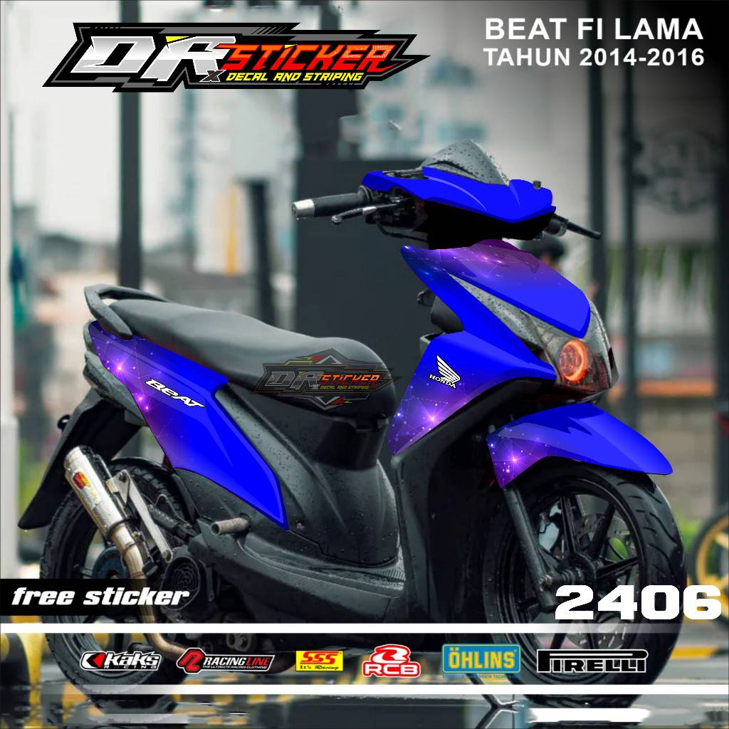 Decal Beat Fi  2014 2015 2016  Full Body Stiker Beat Fi  2014 2015 2016  Full Body DESAIN TERBARU