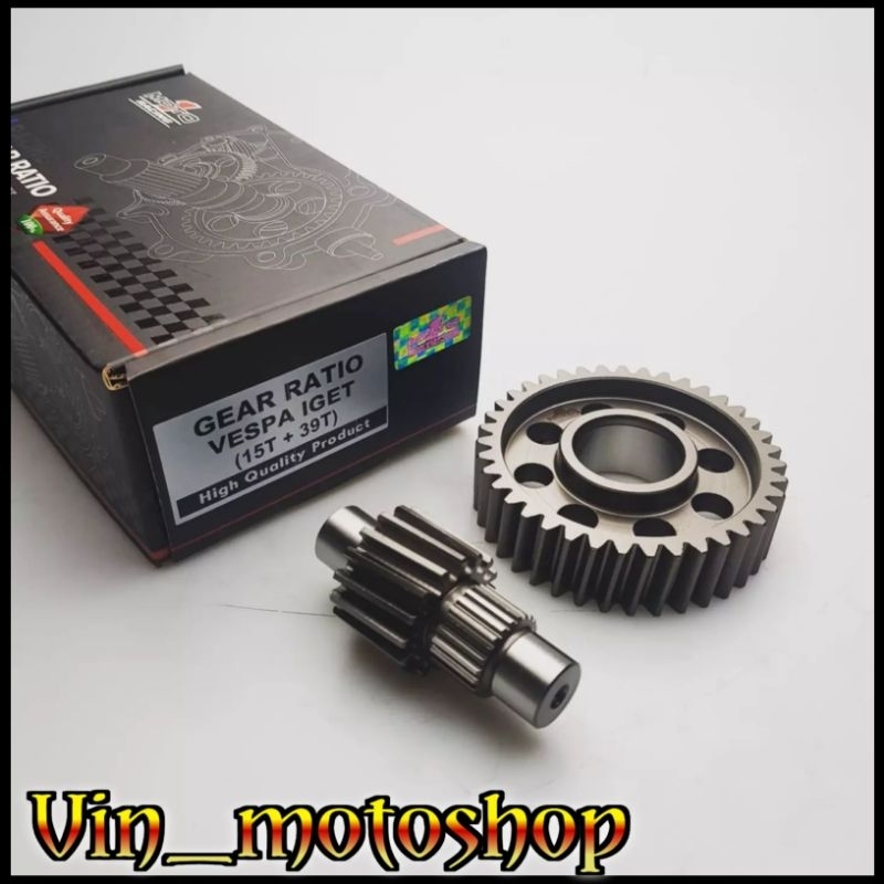 GEAR RASIO MOTO 1 RACING VESPA IGET