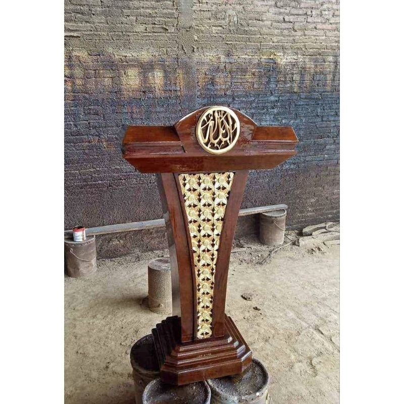 MIMBAR PODIUM JOKOWI  MIMBAR PIDATO PODIUM SEKOLAH  KAYU JATI