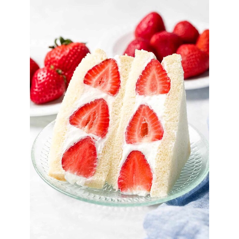 

Fruit sando ( Strawberry) - One Slice