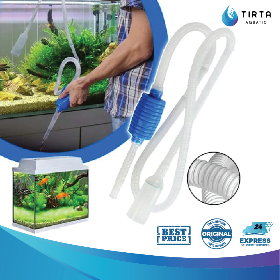 ALAT PENGURAS AIR AQUARIUM MANUAL/ AQUARIUM PUMP/PEMBERSIH AQUARIUM SEDOT