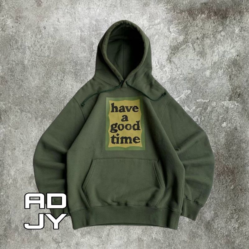 HOODIE HAVE A GOOD TIME HAGT ARMY FRAME GREEN PREMIUM | JAKET PRIA WANITA TERBARU KEKINIAN | BRANDED