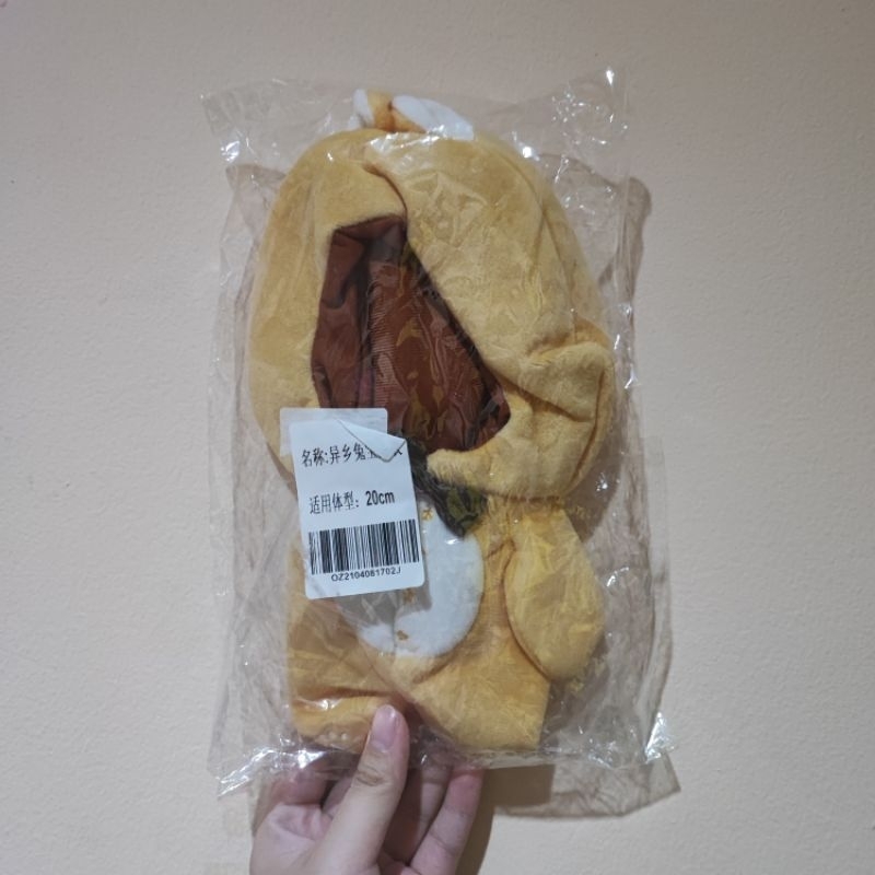 [20cm] Omodoki Yellow Bunny Onesie, 20cm Doll Clothes