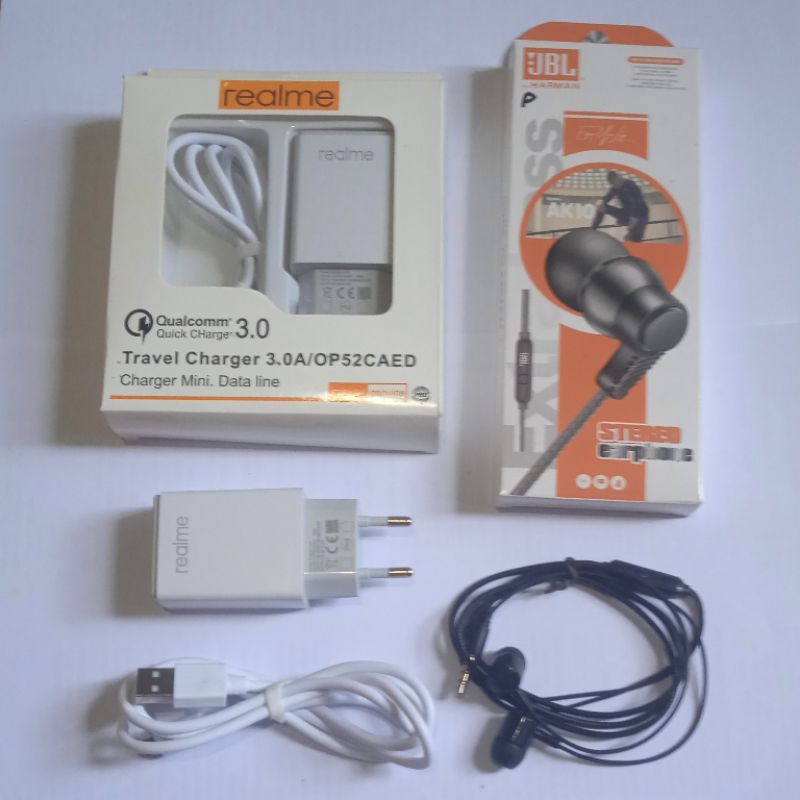 CARGER + HENSED realme hensed AK_10 J_bl carger relme c11 c2 C12 C3 C15  5 5i 3 carger realme 1set