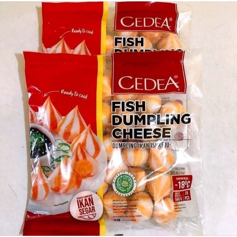 

cedea fish dumpling cheese