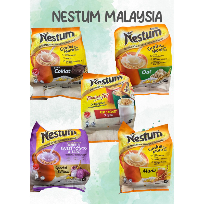 

NESTUM 3 in 1 MADU COKLAT OAT ORIGINAL TARO SWEET POTATO