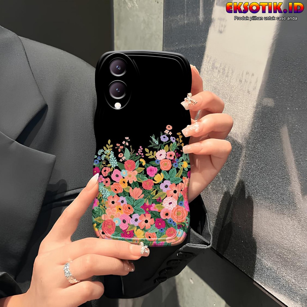 Case Vivo Y17S Gelombang - Casing Vivo Y17S - Silikon Vivo Y17S - Softcase Vivo Y17S - Kesing Vivo Y