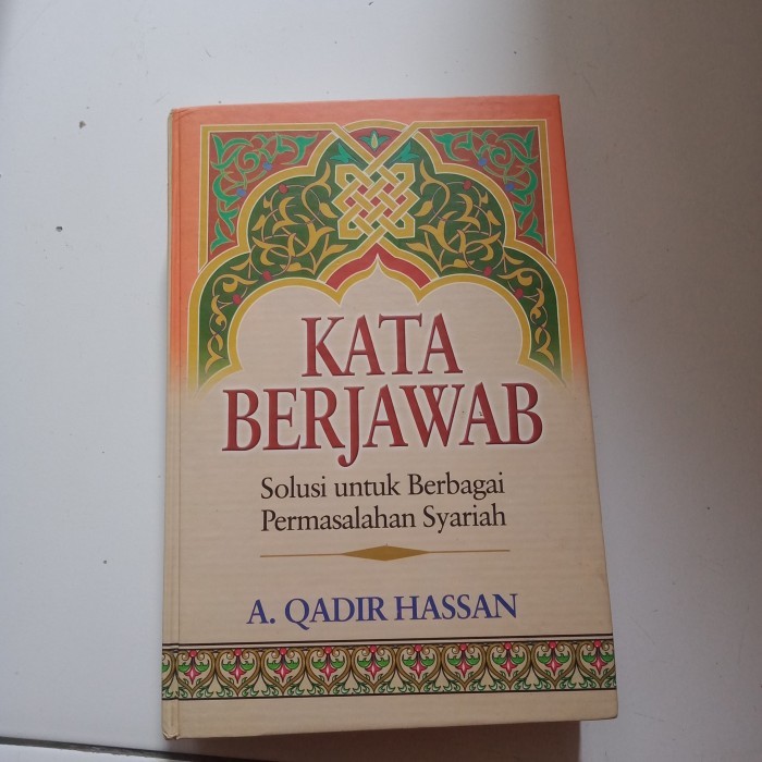 Buku kata berjawab jilid 1 A Qadir Hassan Hasan