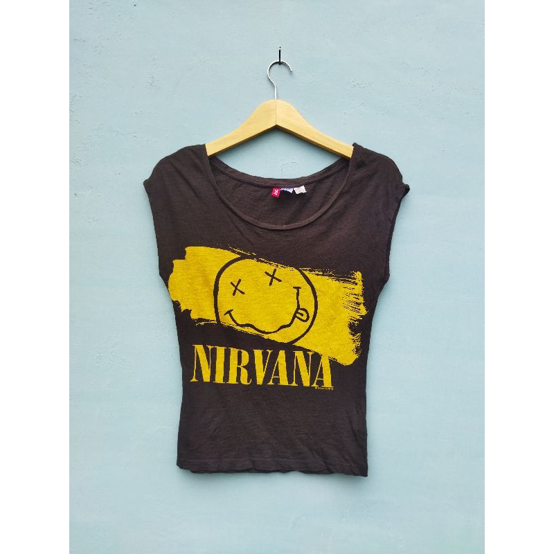 kaos nirvana h&m original