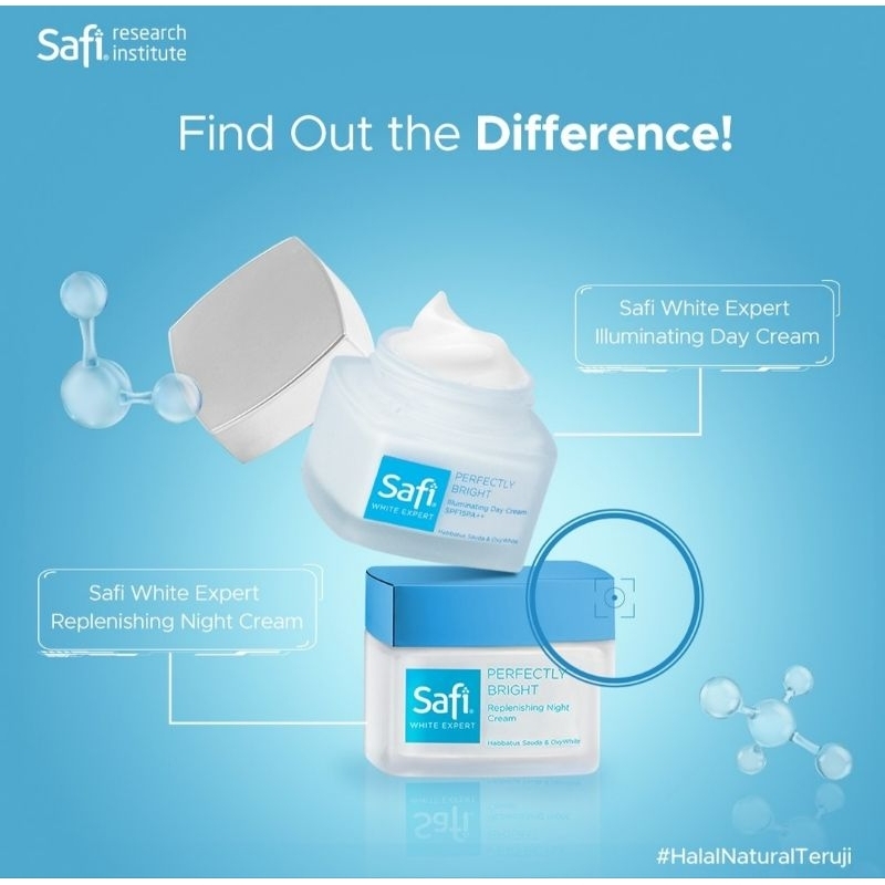 SAFI Paket White Expert Ultimate Bright Day Cream + Night Cream 25gr