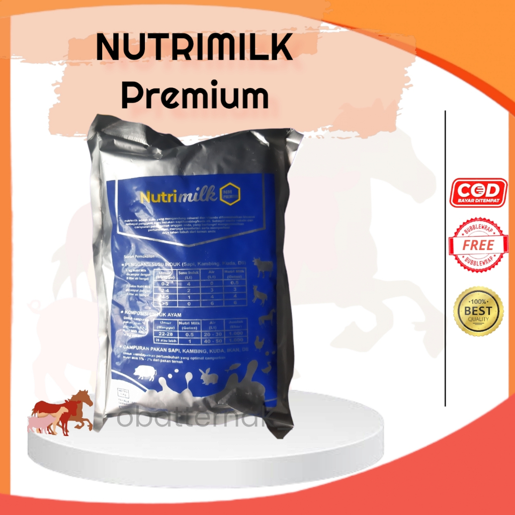 

SUSU NUTRI MILK 1 KG PENGGANTI SUSU INDUKAN UNTUK ANAK KAMBING DOMBA SAPI AYAM KUCING