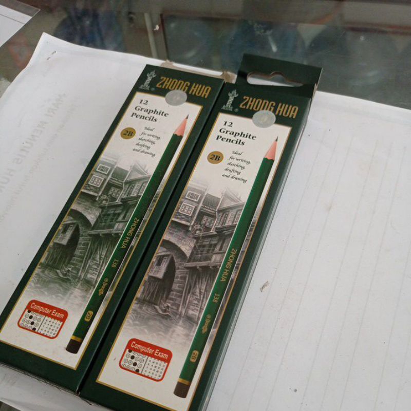 

Pensil 2B ZHONG HUA isi 12 pcs