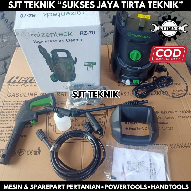 Mesin cuci steam jet cleaner listrik raizenteck mesin cuci motor mobil kendaraan