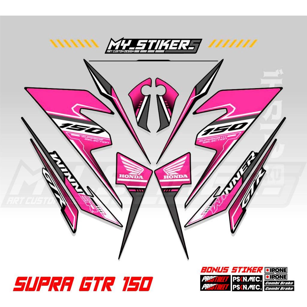 Striping SUPRA GTR 150 MALAYSIA/HONDA WINNER150 MALAYSIA-VIATNAM-THAILAD/HONDA GTR 150