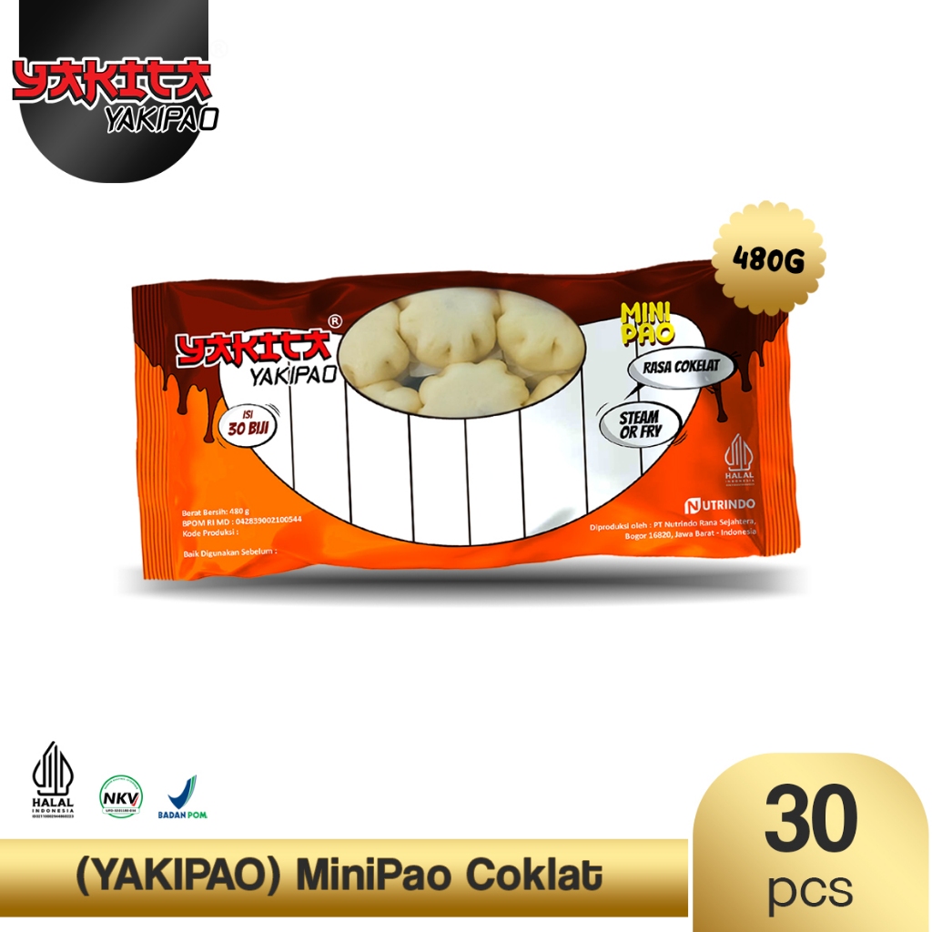 

Yakipao Minipao Rasa Cokelat Isi 30 Pcs 480 gr