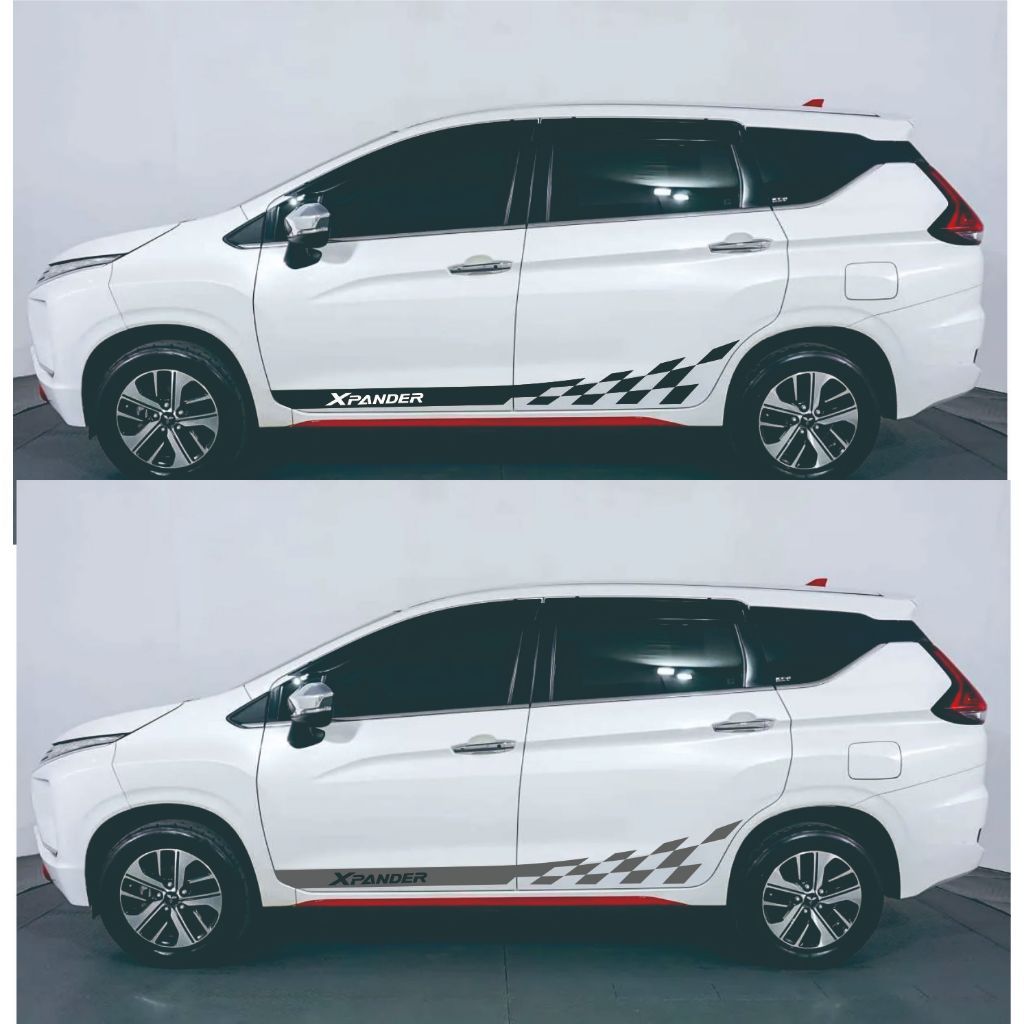 PROMOStiker Cutting Mobil Xpander Ultimate Aksesoris list body samping minimalis terlaris untuk ,obi