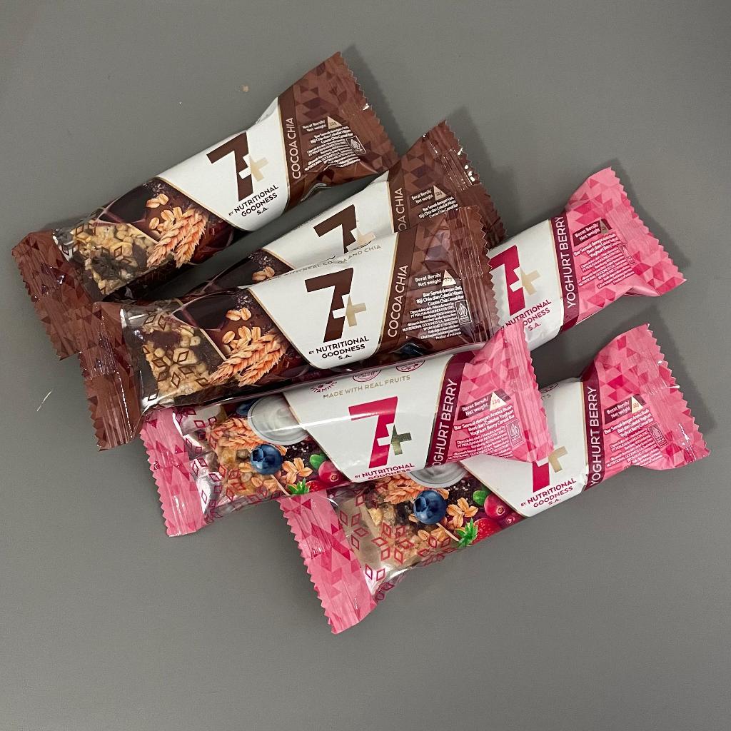 

NG 7+ CEREAL BAR BOX 12 PC COCOA CHIA / YOGHURT BERRY 22 GRAM SEREAL BARS 7+ By Nutritional Goodness