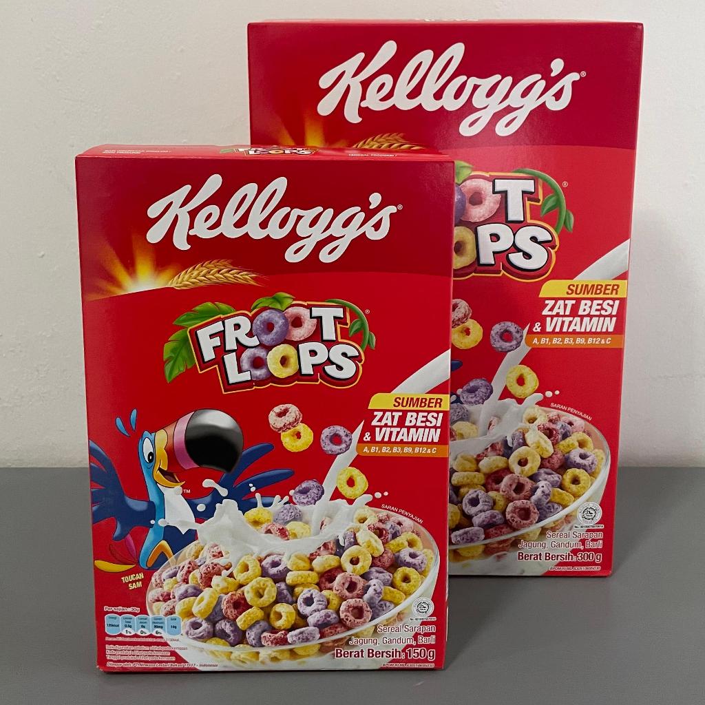 

KELLOGGS FROOT LOOPS CEREAL 300 GR / 150 GR HALAL ( 1 PC )