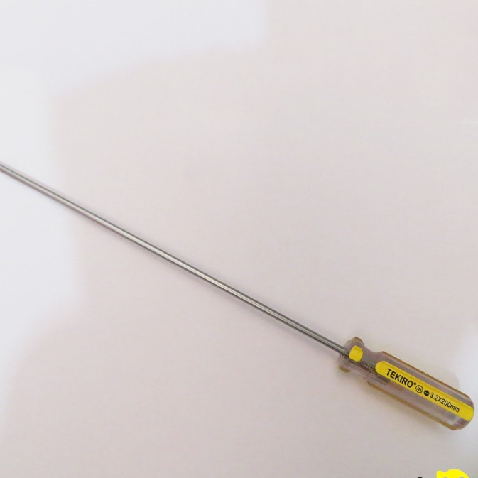 Obeng - Tekiro Obeng Seting Karburator Panjang 4x200mm Obeng Min / Obeng Setting