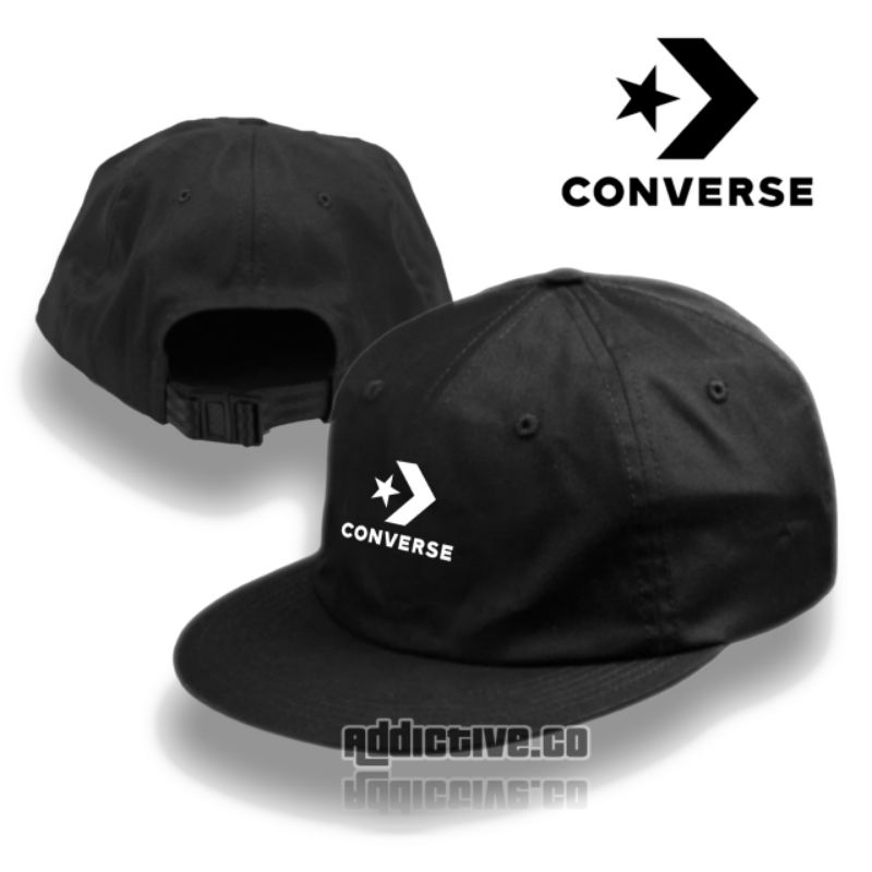 TOPI 6 PANEL SIX PANEL ClASSIC SNAPBACK CONVERSE / TOPI 5 PANEL FIVE PANEL HAT CAP DISTRO PREMIUM QU