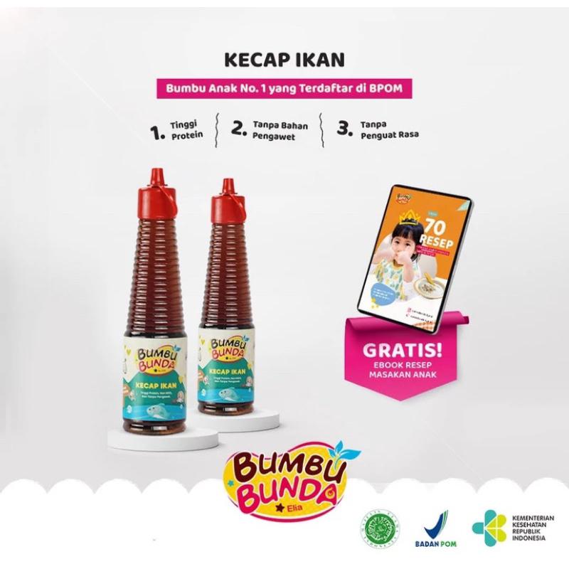 

Bumbu Bunda kecap ikan | kecap sehat anak