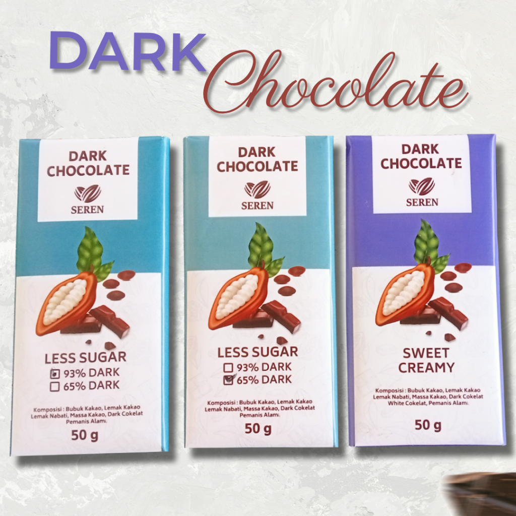 

Gooku 28 Store Dark Coklat Bar Rendah Gula (+ Pemanis Alami) - Cokelat Hitam Manis Tanpa Susu