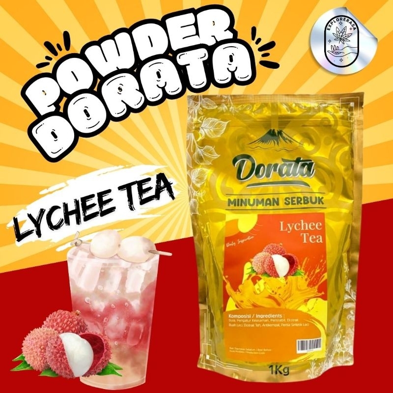 

Dorata powder varian rasa lycheetea isi 1kg