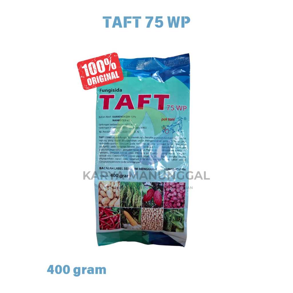 Fungisida TAFT 75 WP Pak Tani 400 gr