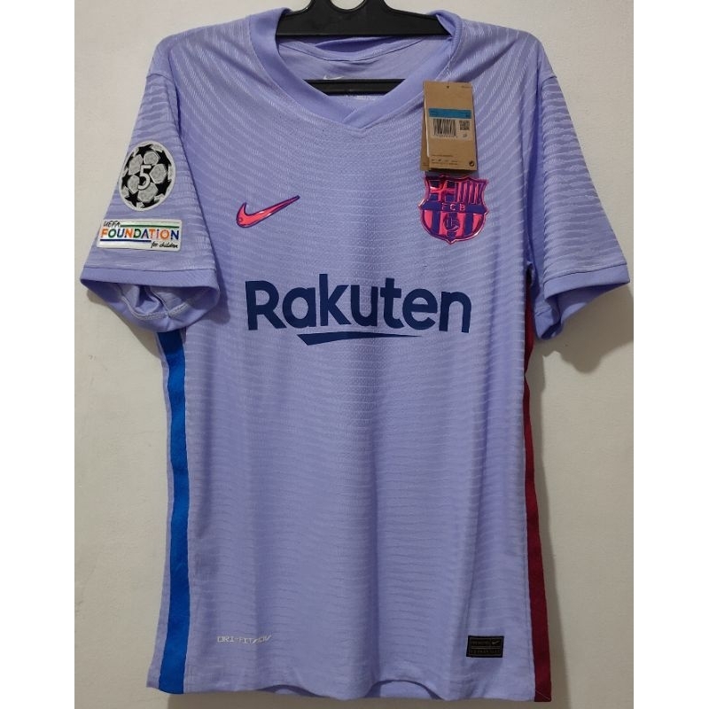 Jersey Barcelona Away 2021/2022 BNWT Retro Vintage Player Issue Langka