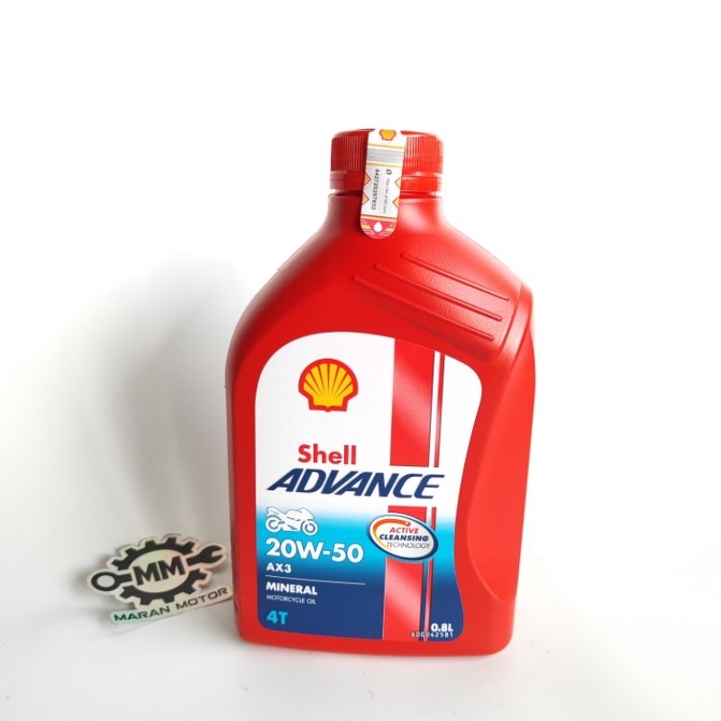 OLI SHELL ADVANCE AX3 20W-50 MENERAL