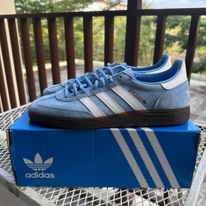 PROMO ADIDAS SPEZIAL ICE BLUE SEPATU SNEAKERS BAHAN SUEDE KUALITAS ORIGINAL 100%