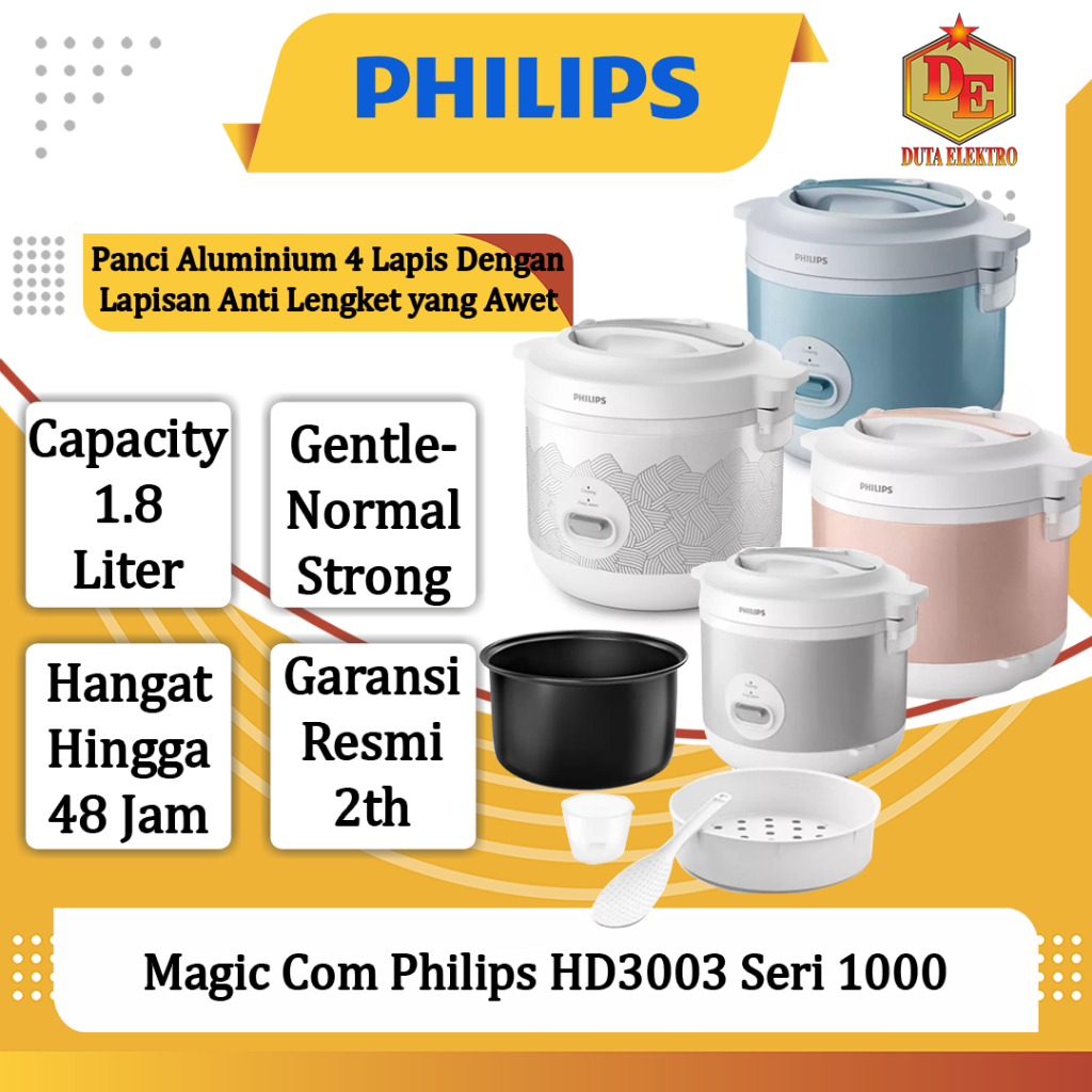 Magic Com 1,8 Liter Philips HD 3003 Seri 1000