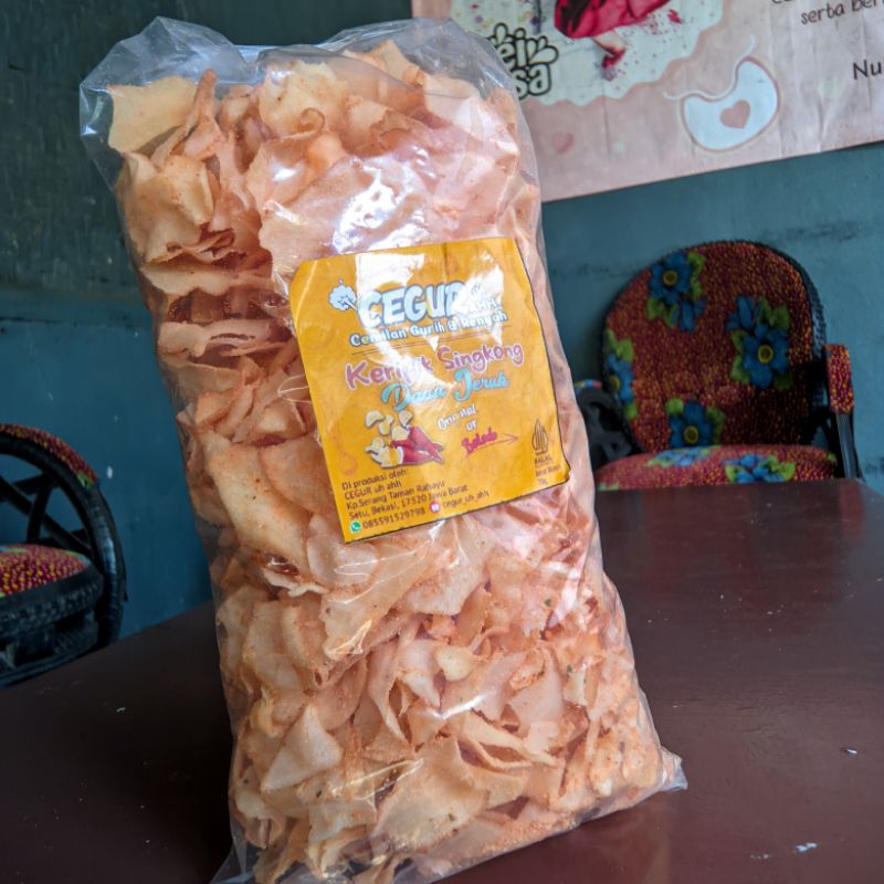 

Keripik Singkong Daun Jeruk 250Gr