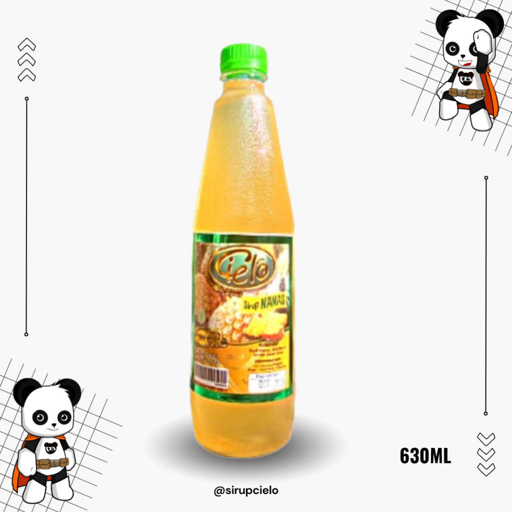 

Sirup Nanas Cielo 630ml - Buah nanas HONI